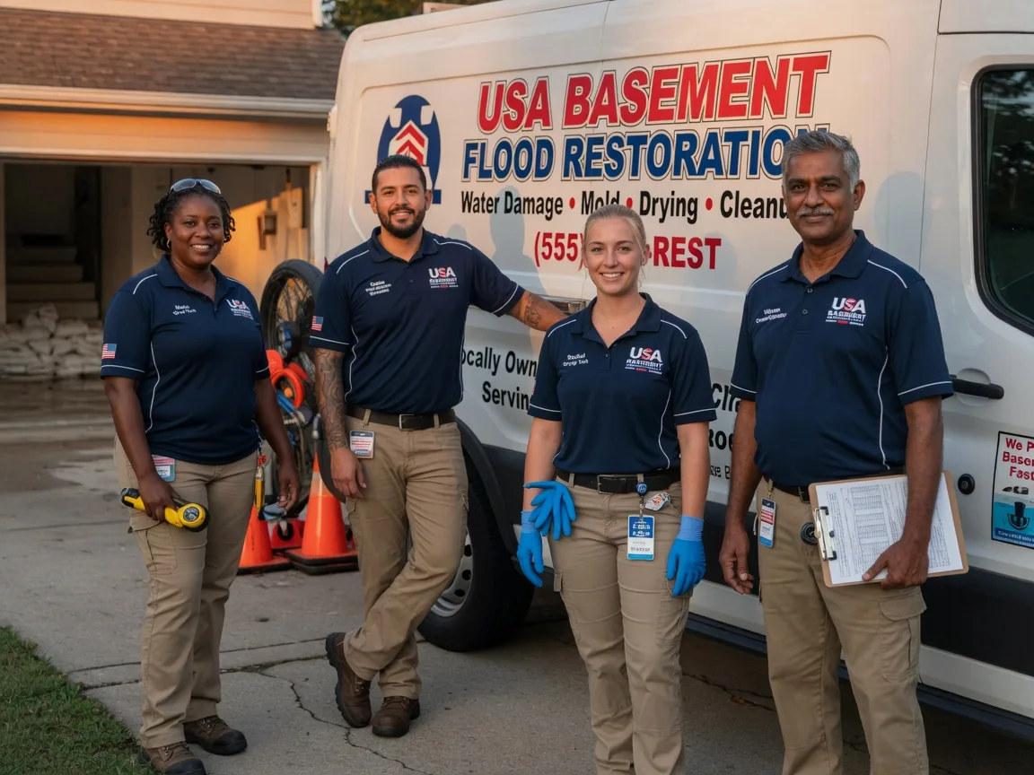 Basement Flood Cleanup company in New Auburn, WI