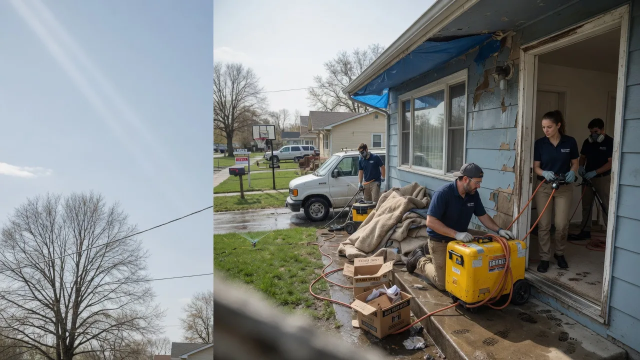 Basement Flood Cleanup in New Auburn, WI near me